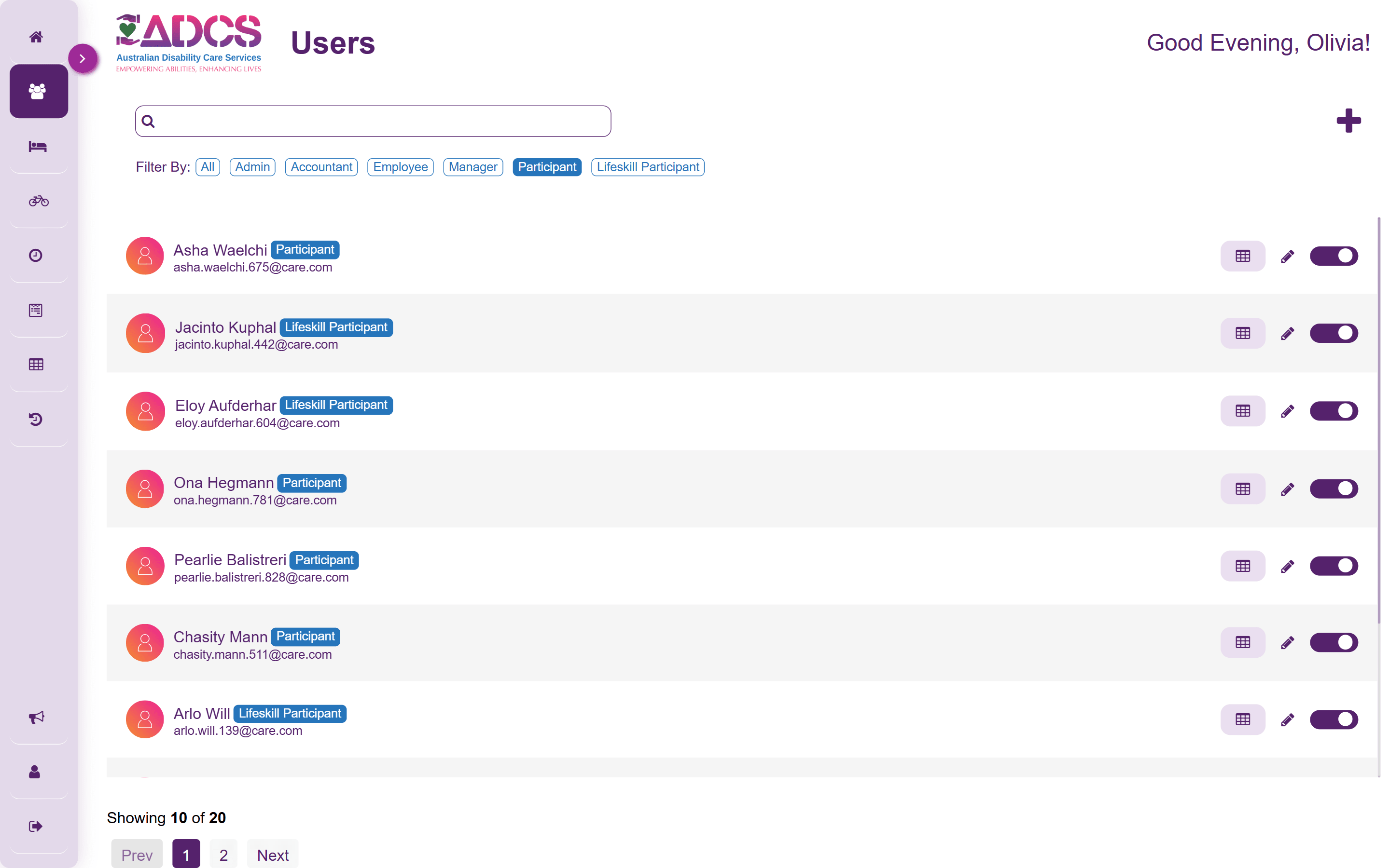 Website preview